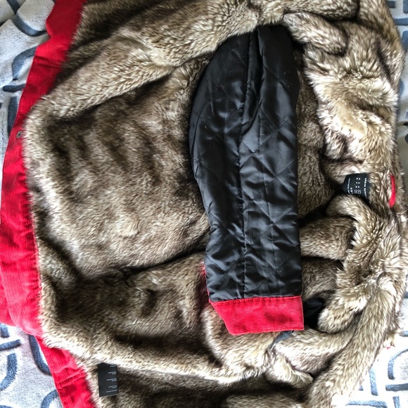 WINTER SALE Faux Fur Lined Trucker Jacket - Picture 7 of 7